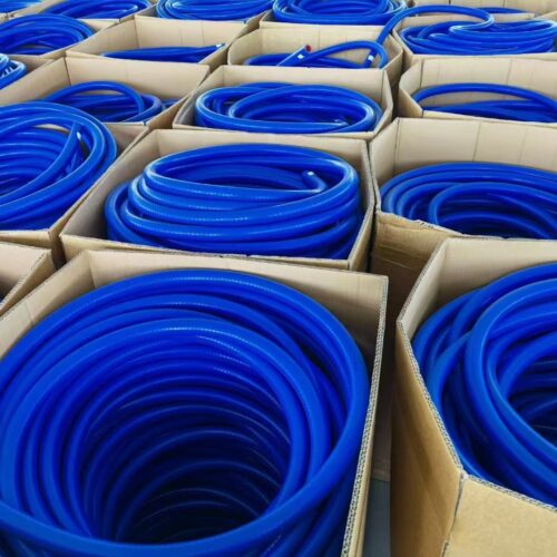 Extruded hose, water hose, heater air hose